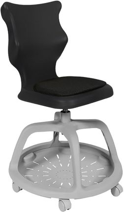 Entelo Krzesło szkolne Pocket Soft rozmiar 6 (159-188 cm) czarne