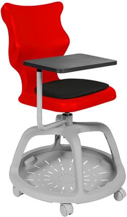 Entelo Krzesło szkolne Pocket Plus Soft rozmiar 6 (159-188 cm) czerwone