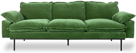 Hkliving Zielona Sofa Retro 3 Osobowa 21748