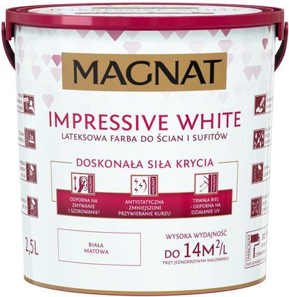 Magnat Farba Impressive White Biały 2.5 L