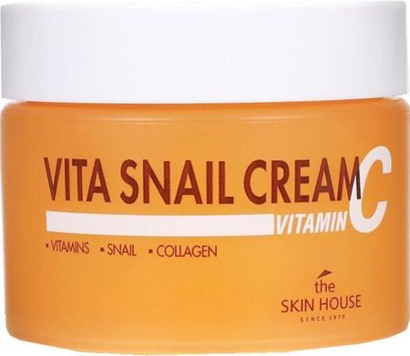 Krem The Skin House Rozświetlający Ze Śluzem Ślimaka Vita Snail Cream Vitamin C na dzień 50ml