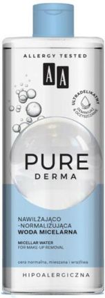 AA Pure Derma normalizująca woda micelarna 400 ml