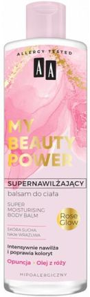 Aa My Beauty Power Supernawilżający Balsam Do Ciała Opuncja + Rose Glow 400 ml