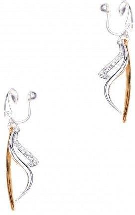 Colibra Eleganckie klipsy z kryształkami SWAROVSKI E10179AGAU