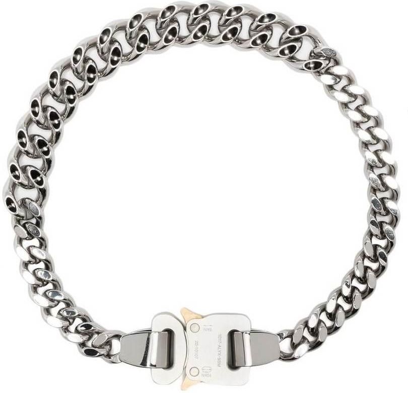 【1017 ALYX 9SM】SILVERLBUCKLENECKLACE 1017 ALYX 9SM Buckle Chainlink Necklace | Silver | FARFETCH PL