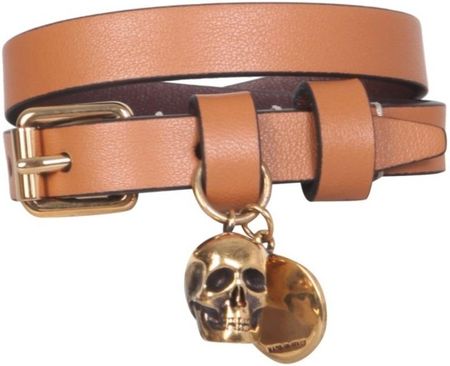 Alexander Mcqueen Double Wrap Skull Bracelet 2025 | www.urbag.ws