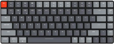 Keychron - K3 Ultra-Slim Wireless Mechanical Keyboard V2 Bezprzewodowa Klawiatura Mechaniczna Slim Rgb, Red (K3B1)
