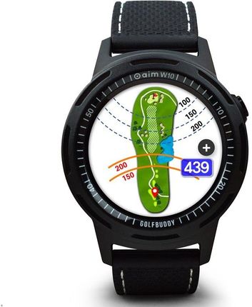 Golfbuddy Zegarek Golfowy Gps Aim W10 Z Kolorowym Wyświetlaczem
