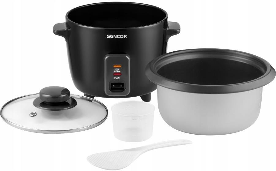 Sencor Garnek do gotowania ryżu 1,2 l (SRM 0601BK) - zdjęcie 9 Sencor Garnek do gotowania ryżu 1,2 l (SRM 0601BK)