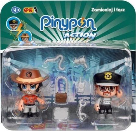 Epee Figurki Pinypon Action 2Pack Policjant Podróżnik  