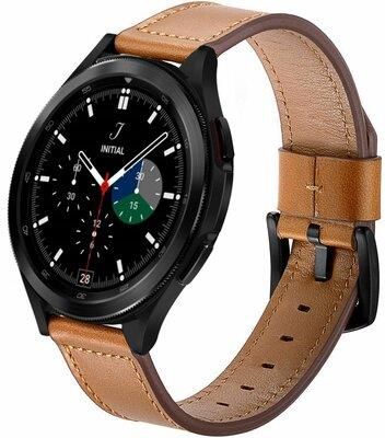 Tech-Protect Pasek Herms do Samsung Galaxy Watch 4 40/42/44/46mm Brązowy