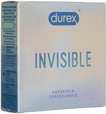 Zdjęcie Durex Invisible Supercienkie Prezerwatywy 3szt. - Chociwel
