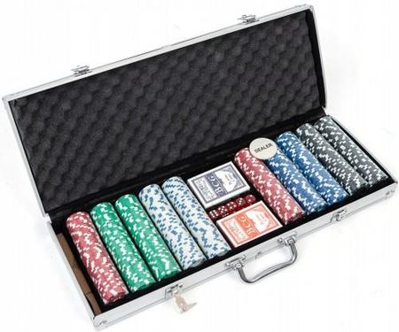 Cerlo Zestaw do pokera 500 żetonów w walizce P500