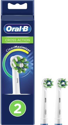 Oral-B CrossAction Końcówki z technologią CleanMaximiser 2 szt.