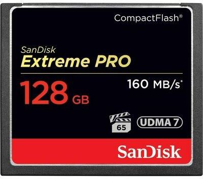 Sandisk Karta Pamięci Compactflash Extreme Pro 128Gb 160/150 Mb/S 