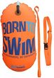 Boja do pływania borntoswim swimmer's tow buoy pomarańczowy
