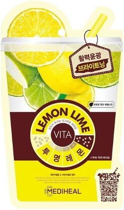 Mediheal Vita Lemon Lime Rozświetlająca maska w płachcie z tencelu 20 ml 