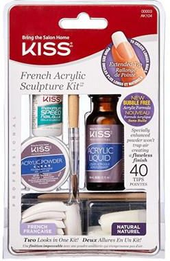 Kiss My Face French Sculpture Acrylic Kit Akrylowy zestaw do francuskiego manicure