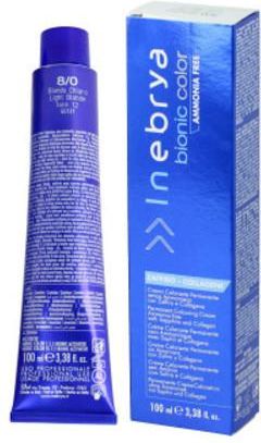 Inebrya Bionic Color NATURAL Hair Colouring Cream Profesjonalny naturalny trwały krem koloryzujący 100 ml 8/0 Light Blonde