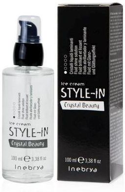 Inebrya StyleIn Crystal Beauty Fluid Shine Splution Fluid wygładzający do włosów farbowanych 100 ml