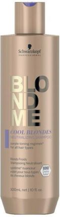 Schwarzkopf Professional Neutralizujący Szampon Do Włosów Blond Blondme Cool Blondes Neutralizing Shampoo 300 ml
