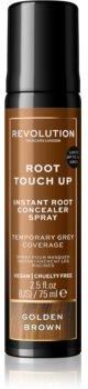 Revolution Haircare Root Touch Up Volume błyskawiczny retusz włosów w sprayu odcień Golden Brown 75 ml
