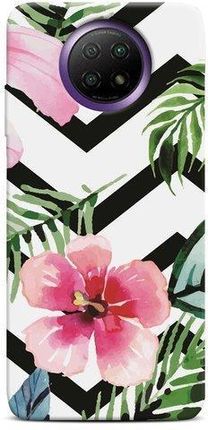Casegadget Etui Nadruk Tropikalne Kwiaty Xiaomi Redmi Note 9 5G