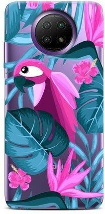 Casegadget Etui Nadruk Papuga I Kwiaty Xiaomi Redmi Note 9 5G