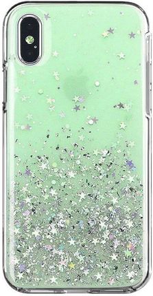 Wozinsky Star Glitter błyszczące etui pokrowiec z brokatem Samsung Galaxy A32 5G zielony