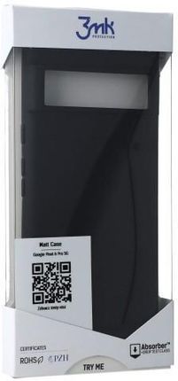 3Mk Etui Matt Case Pixel 6 Pro 5G, czarne