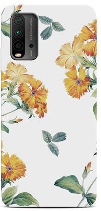 Casegadget Etui Nadruk Polne Kwiaty Na Białym Tle Xiaomi Redmi 9T