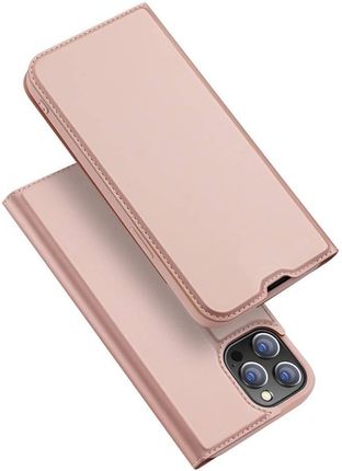 Dux Ducis Skin Pro kabura etui pokrowiec z klapką iPhone 13 Pro Max różowy