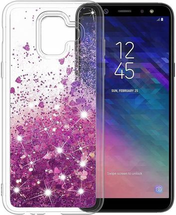 Etui Brokat Do Samsung A6 2018 Liquid Case+szkło