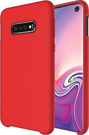 Etui Silicone Samsung S10 G973 czerwony /red