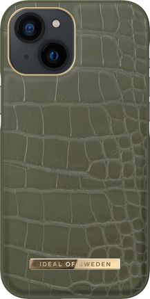 iDeal of Sweden iPhone 13 Mini Atelier Case Khaki Croco