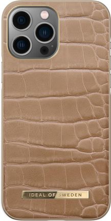 iDeal of Sweden iPhone 13 Pro Max Atelier Case Camel Croco