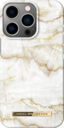 iDeal of Sweden iPhone 13 Pro Fashion Case Golden Pearl Marble