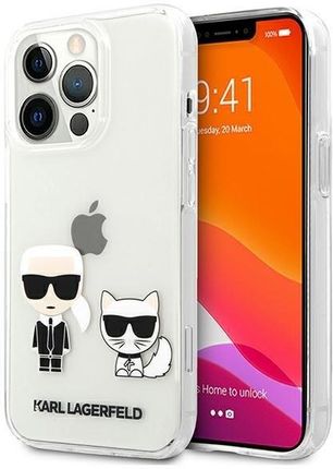 Karl Lagerfeld KLHCP13XCKTR iPhone 13 Pro Max 6,7" hardcase Transparent Karl & Choupette