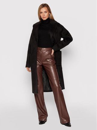 Calvin Klein Jeans Płaszcz zimowy J20J216874 Czarny Loose Fit