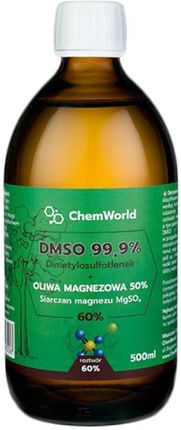 Chemworld DMSO Dimetylosulfotlenek z Magnezem (siarczan) – Roztwór 60% 500ml