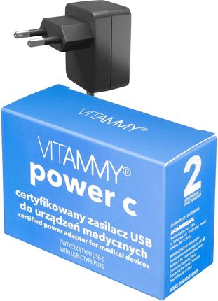 Vitammy POWER C Zasilacz USB-C do ciśnieniomierzy NEXT 2/2+ 3 4/4+ 6, 7 i 8+