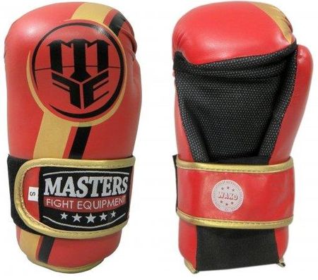 Masters Fight Equipment Equipment Rękawice Bokserskie Rosm-Master Wako Approved Czerwony
