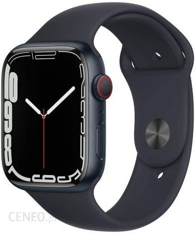Apple Watch Series 7 Cellular Koperta 45 mm z aluminium w kolorze północy z  paskiem sportowym w kolorze północy (MKJP3WB/A)