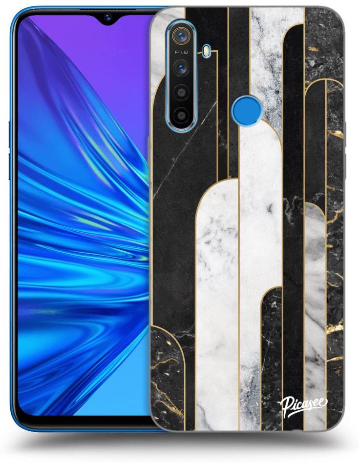 ULTIMATE CASE pro Realme 5 Black & White tile Etui na telefon, ceny