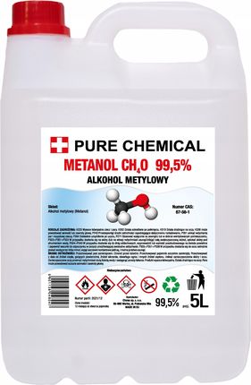 Metanol Czda Czysty Alkohol Metylowy 5L