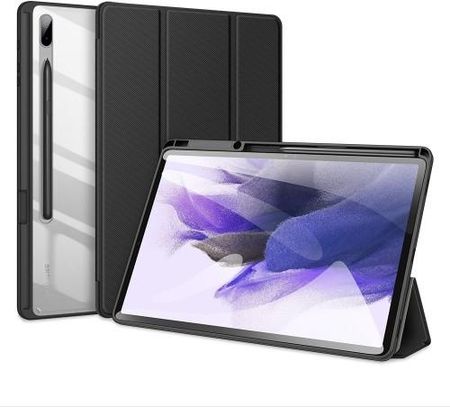 Dux Ducis Toby pancerne etui z klapką Smart Case do Samsung Galaxy Tab S7+ (S7 Plus) z uchwytem na rysik czarny