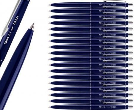 Toma Długopis Automatyczny Asystent Niebieski 0,7Mm To-031 20 Sztuk