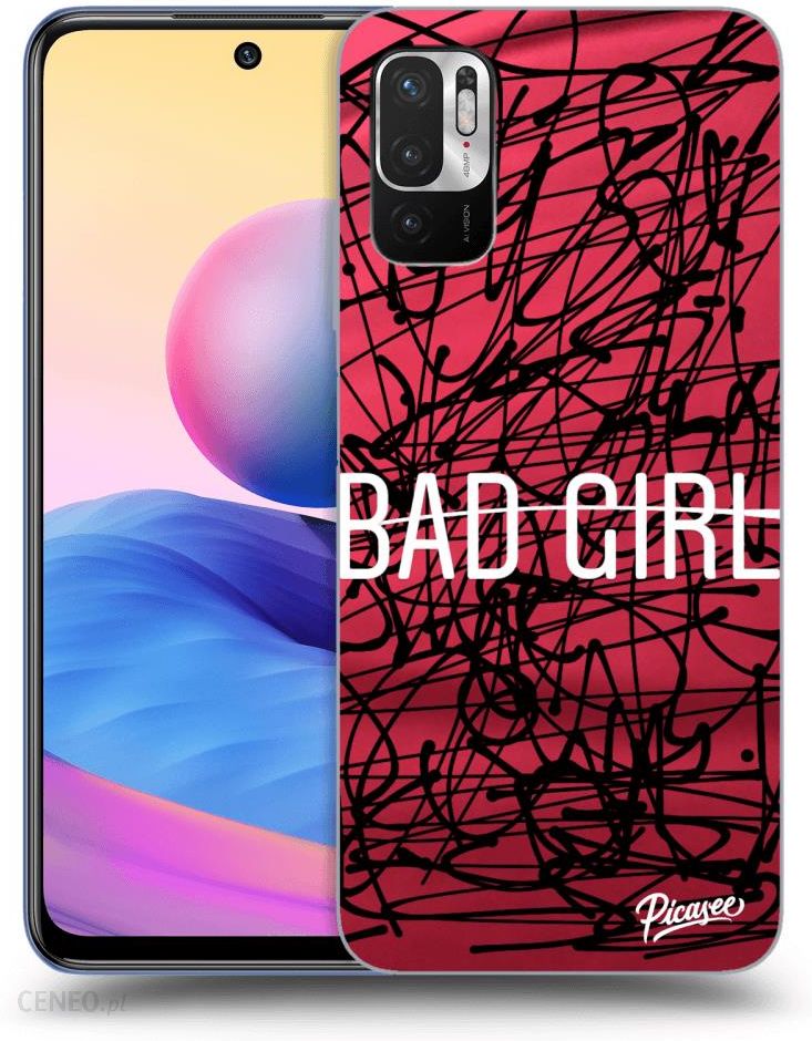 Silikonowe Czarne Etui Na Xiaomi Redmi Note 10 5g Bad Girl Etui Na Telefon Ceny I Opinie 4369