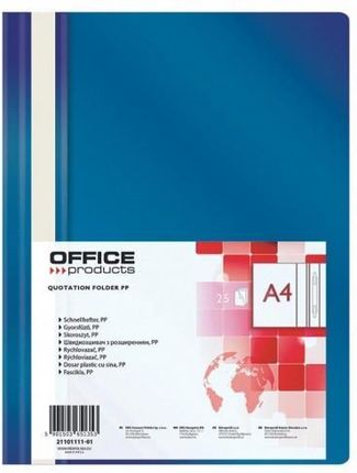 Micromedia Skoroszyt Office Products Pp A4 Granatowy