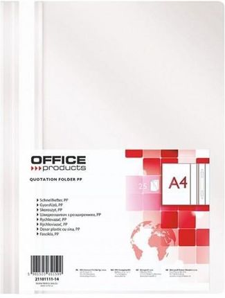 Micromedia Skoroszyt Office Products Pp A4 Biały